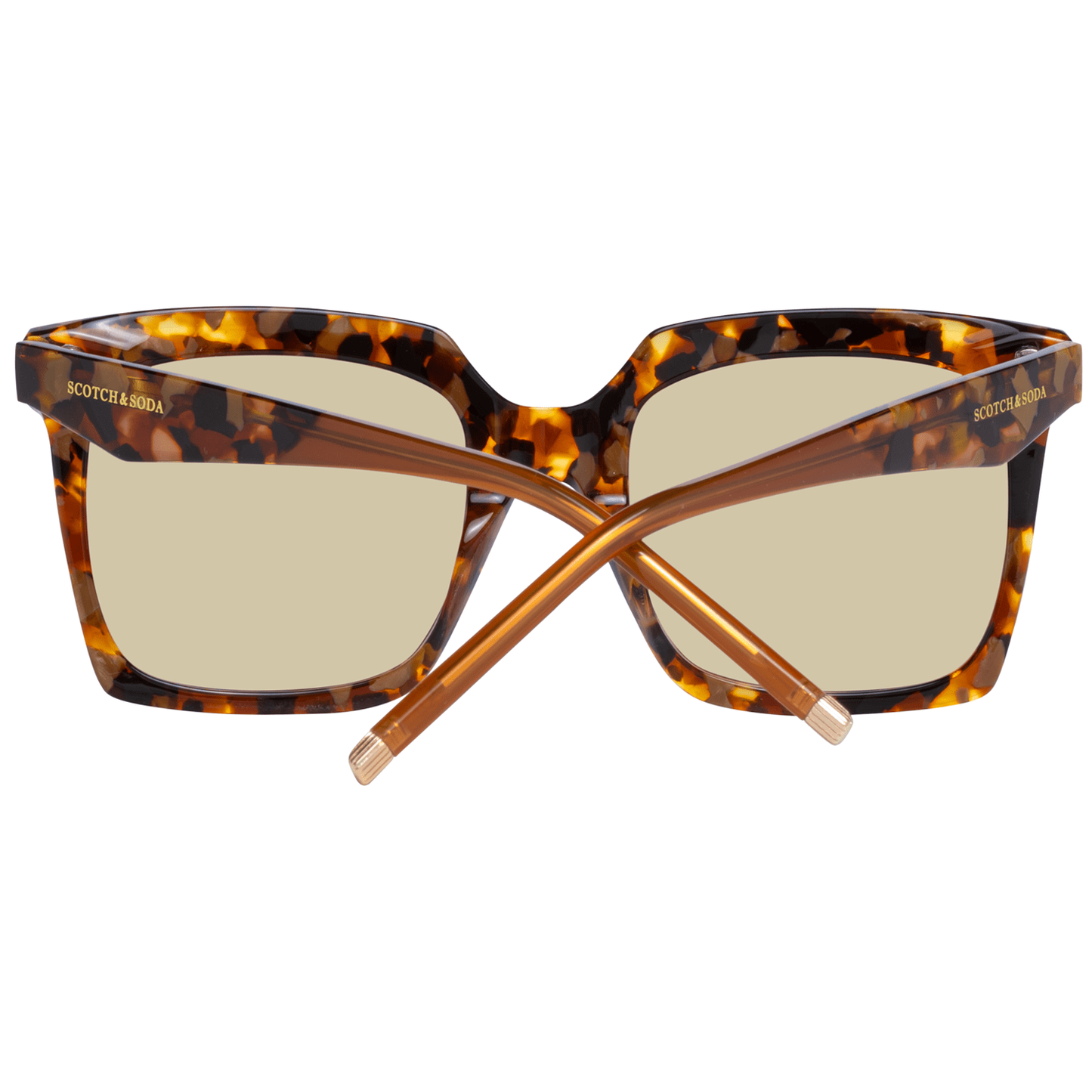 Elegant Brown Square Sunglasses for Women