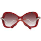 Burgundy Women Sunglasses