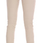 Beige Slim Jeans Corduroy Skinny Pants