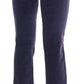 Chic Purple Corduroy Bootcut Flare Pants