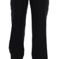 Black Wool Straight Formal Pants