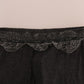 Chic Gray Wool Blend Underwear Pants