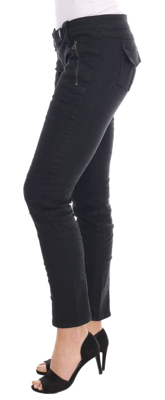 Chic Black Skinny Jeans Elegant Design