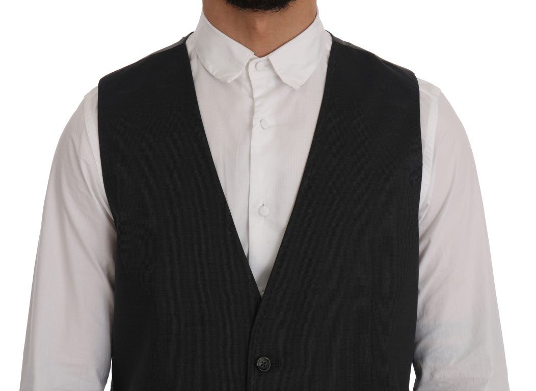 Gray STAFF Cotton Rayon Vest