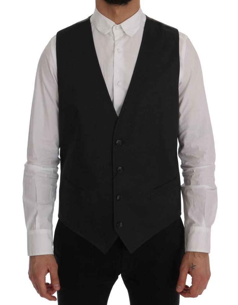 Gray STAFF Cotton Rayon Vest