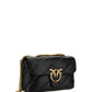Elegant Black Leather Quilted Shoulder Bag