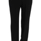 Elegant Straight Fit Wool-Blend Pants