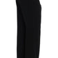 Elegant Straight Fit Wool-Blend Pants