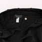 Elegant Black Capri Pants by Italian Couturier