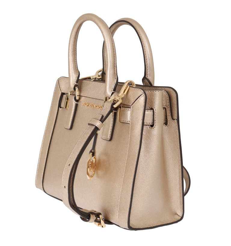 Elegant Pale Gold Dillon Shoulder Bag