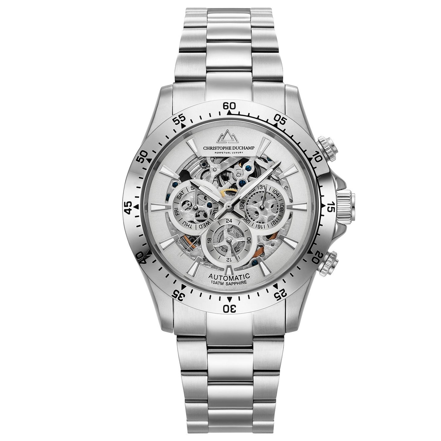 Silver Men Watches