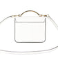 Pride Small Smooth Leather Rainbow Kors Convertible Shoulder Bag Crossbody Handbag (Optic White)