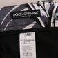 Elegant Capri Casual Pants in Banana Leaf Print
