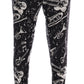 Slim Fit Printed Linen Trousers