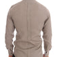 Elegant Beige Silk Blend Slim Fit Shirt