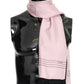 Elegant Silk Men's Scarf with Polka Dots