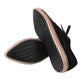 Bottega Veneta Men's Black Suede Pointed Toe Dress Shoe