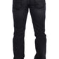 Sleek Gray Slim Fit Denim Jeans