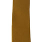 Elegant Yellow Silk Neck Tie