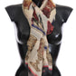Cashmere Silk Knight Cup Pattern Scarf