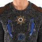 Elegant Gray Cashmere KING Sweater