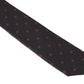 Elegant Polka Dot Silk Neck Tie