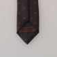 Elegant Polka Dot Silk Neck Tie