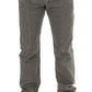 Chic Straight Fit Green Casual Pants