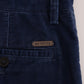 Elegant Blue Straight Fit Casual Pants
