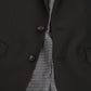 Elegant Brown Jacquard Martini Suit