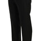 Elegant Green Wool Slim Fit Suit