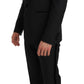 Elegant Gray Wool Tuxedo Smoking Suit