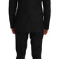 Elegant Gray Wool Tuxedo Smoking Suit