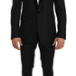 Elegant Gray Wool Tuxedo Smoking Suit
