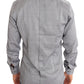 Slim Fit Formal Cotton Shirt in Gray