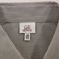 Chic Gray Striped Cotton Casual Shirt
