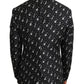 Polka Dot Jazz Print Slim Fit Blazer