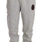 Gray Cotton Sweater Pants Tracksuit