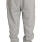 Gray Cotton Sweater Pants Tracksuit