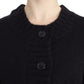 Black cropped cardigan
