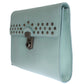 Elegant Blue Leather Portfolio Case