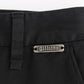 Black straight leg pants
