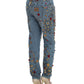 Enchanted Sicily Crystal Heart Boyfriend Jeans