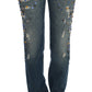 Crystal Embellished GIRLY Slim Fit Jeans