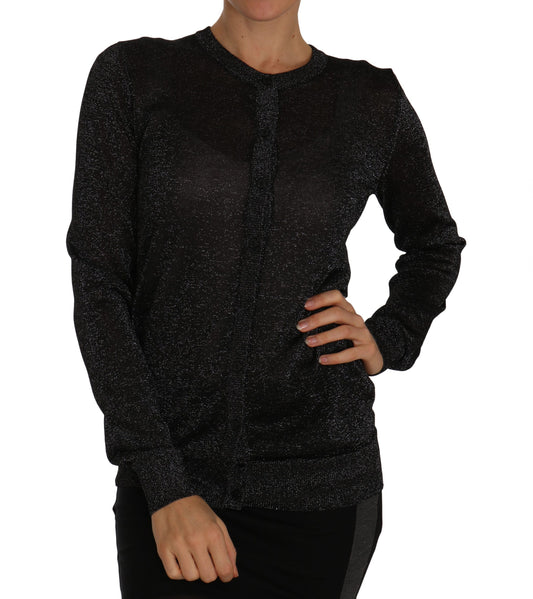 Elegant Black Lightweight Cardigan