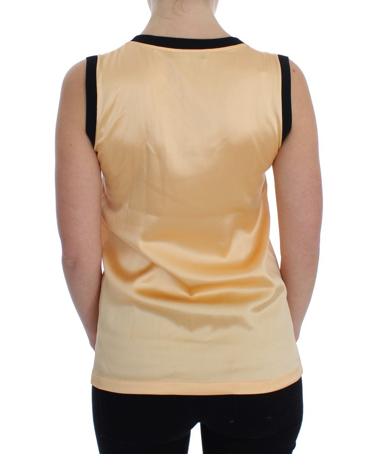 Enchanted Sicily Silk Stretch Tank Top