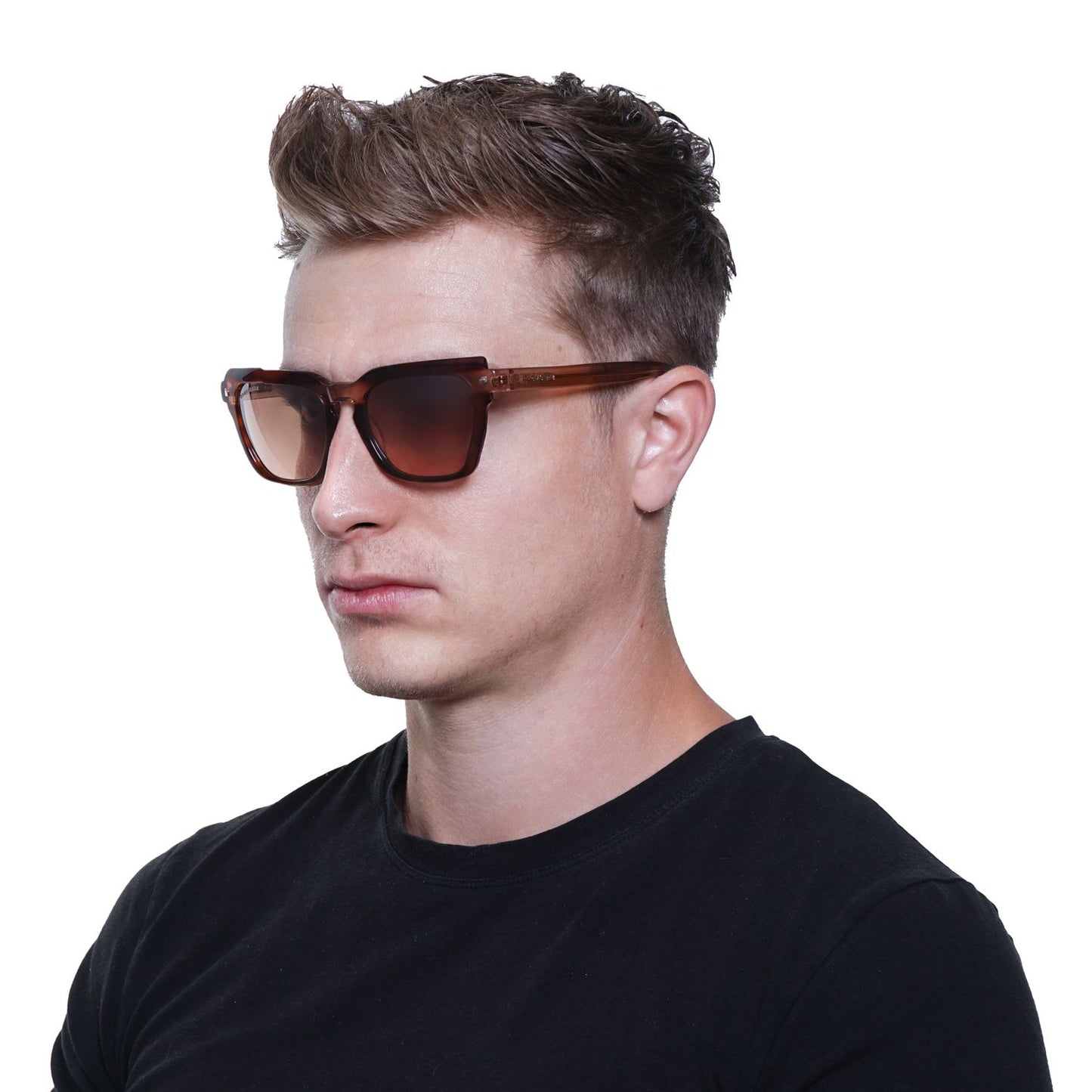 Brown Unisex Sunglasses