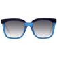 Chic Blue Square Gradient Sunglasses
