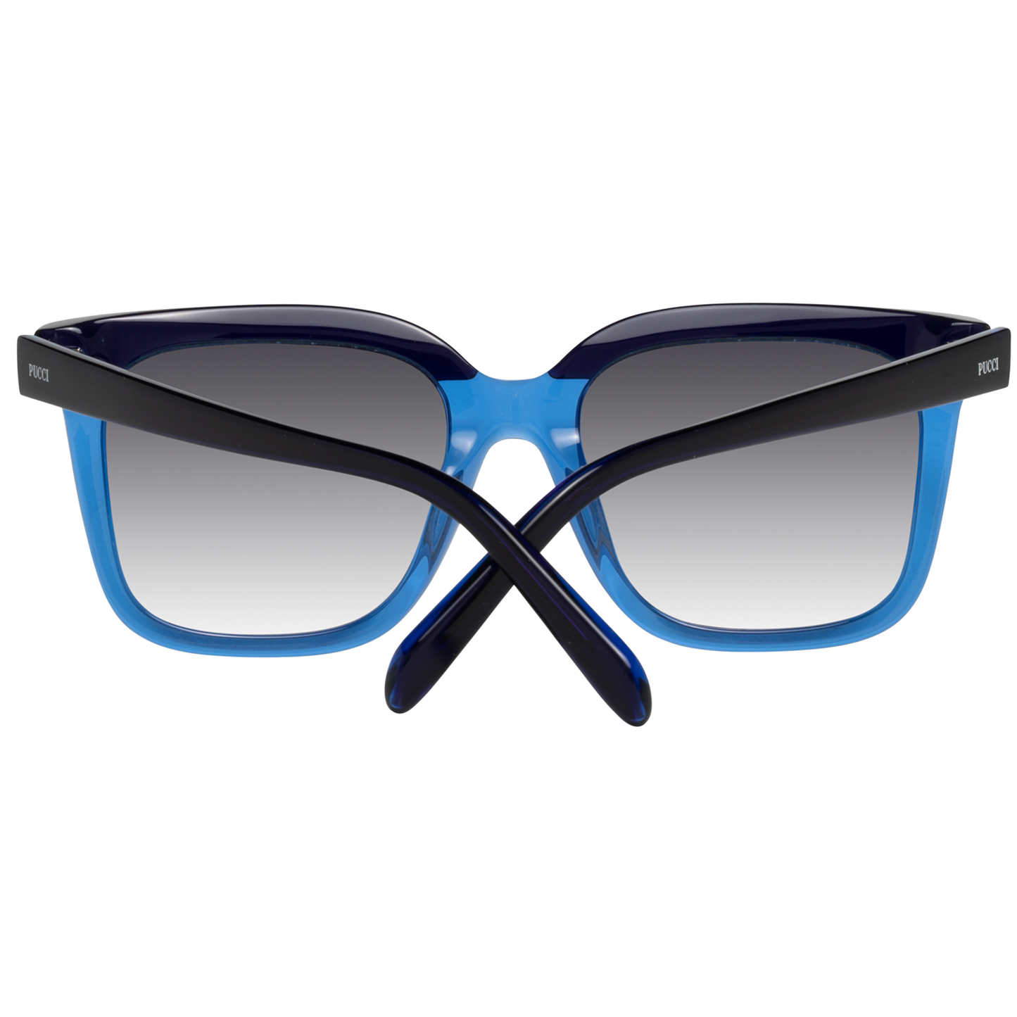 Chic Blue Square Gradient Sunglasses