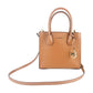 Mercer Medium Luggage Pebbled Leather Messenger Crossbody Handbag